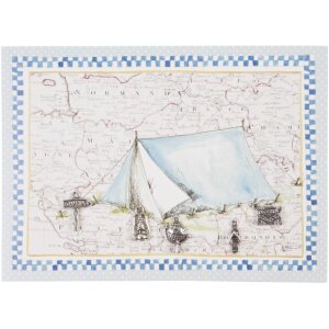 Karte mit Anhängern WORLDTRAVELER 18x13 cm