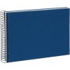 Спіральний альбом Goldbuch Bella Vista синій 25x17 см 40 білих сторінок