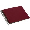 Спіральний альбом Goldbuch Bella Vista бордо 25x17 см 40 чорних сторінок