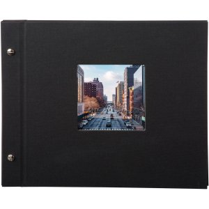 Альбом на гвинтах Goldbuch Bella Vista чорний 30x25 см 40 чорних сторінок