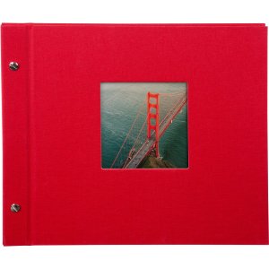 Альбом Goldbuch screw-top Bella Vista красный 30x25 см 40 черных страниц
