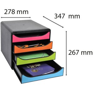 Exacompta BIG-BOX Classic Harlekin, Farbe Harlekin, Größe nicht angegeben