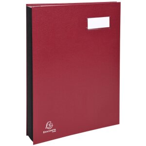 Exacompta Unterschriftenmappe 24184E 18 Fächer bordeaux
