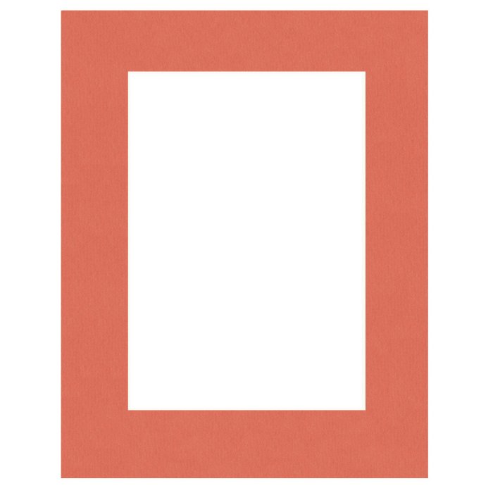 HNFD Готовая паспарту 30 x 30 см на 20 x 20 см мандариновый апельсин