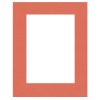 HNFD Готовая паспарту 30 x 30 см на 20 x 20 см мандариновый апельсин