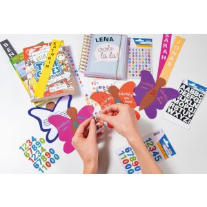 HERMA MAGIC Buchstaben glittery für kreative Gestaltung und Geschenkdekoration