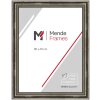 MendeFrames H450 Bilderrahmen Antik silber 10x10 cm Klarglas