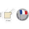 Деревяна рамка перлина 13x18 см сіра
