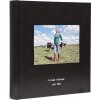 Фотоальбом KOLARA черный с вашей фотографией + текст 30х30 см 100 черных страниц