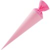 Goldbuch Schultüte rosa 70 cm aus Buntkarton mit Filz ideal zum Schulanfang