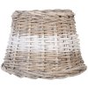 Clayre & Eef 6RO0063BW Абажур ротанг бежевый Ø20x15 см круглый
