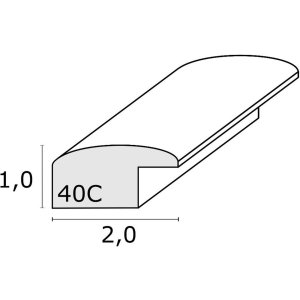Деревянная рамка S40C Deknudt 40x50 см натуральная