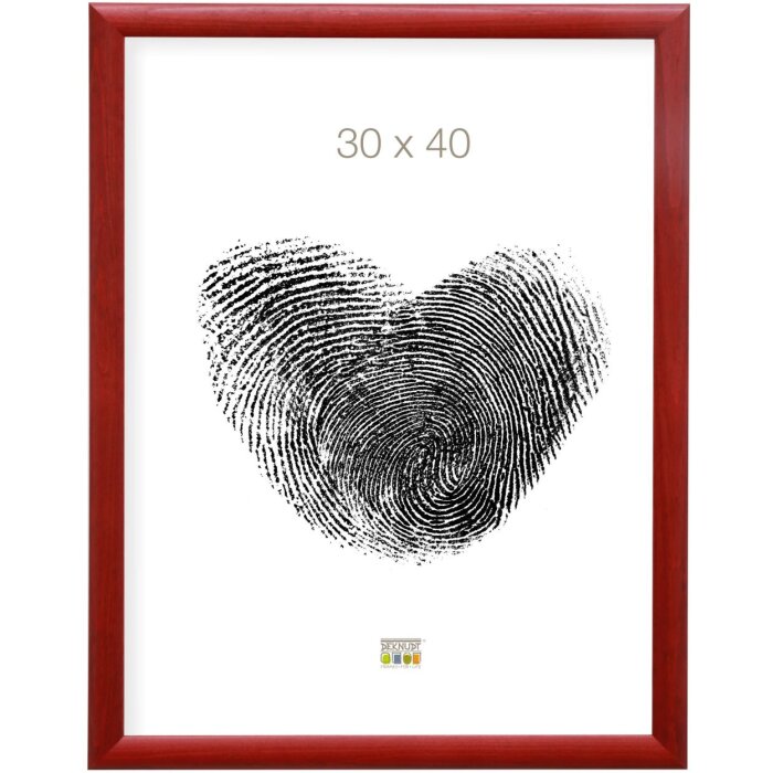 Деревяна рамка S40C Deknudt 24x30 см червона