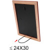 Деревяна рамка S40C Deknudt 24x30 см червона