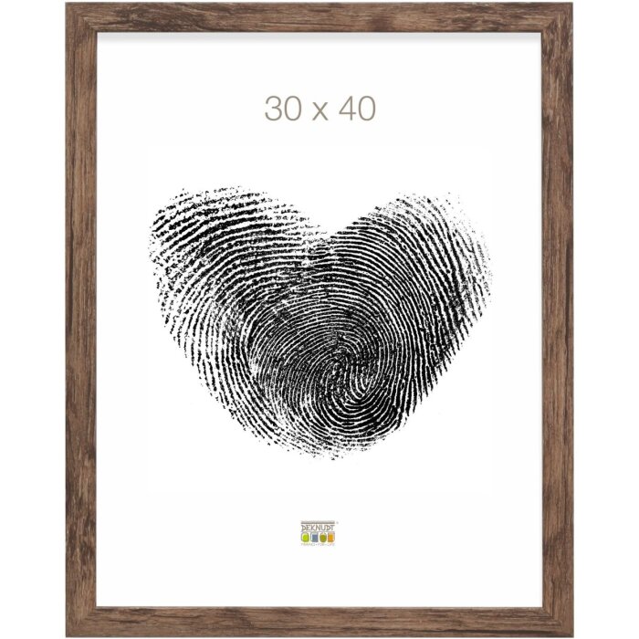 Деревянная рамка S45R для лепки 18x24 см коричневая