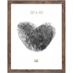 Деревянная рамка S45R для лепки блоков 20x25 см коричневая