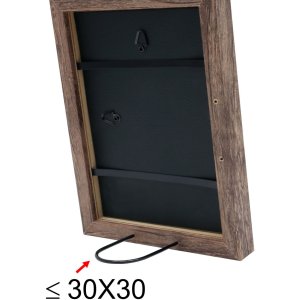 Деревянная рамка S45R для лепки блоков 20x25 см коричневая