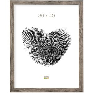 Деревянная рамка S45R для лепнины 15x15 см серо-бежевая