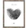 Деревянная рамка S45R для лепнины 15x15 см серо-бежевая