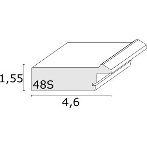 Деревяна рамка S48SH 15x20 см коричнева