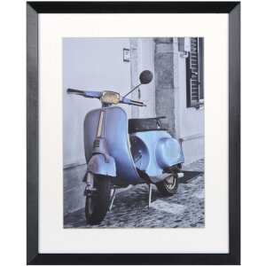 Деревяна рамка Henzo Umbria чорна 24x30 см з паспарту...