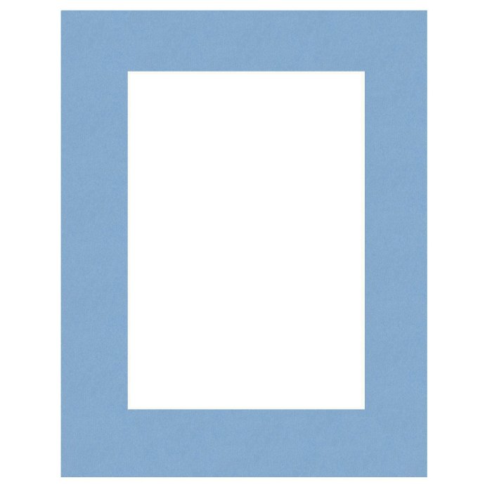 Паспарту 50x50 см - 35x35 см Turchese