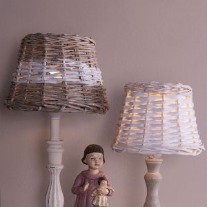 Clayre & Eef 6LAK0258W Абажур білий Ø 20x15 см...