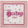 Бумажные салфетки 20 штук BABY GIRL