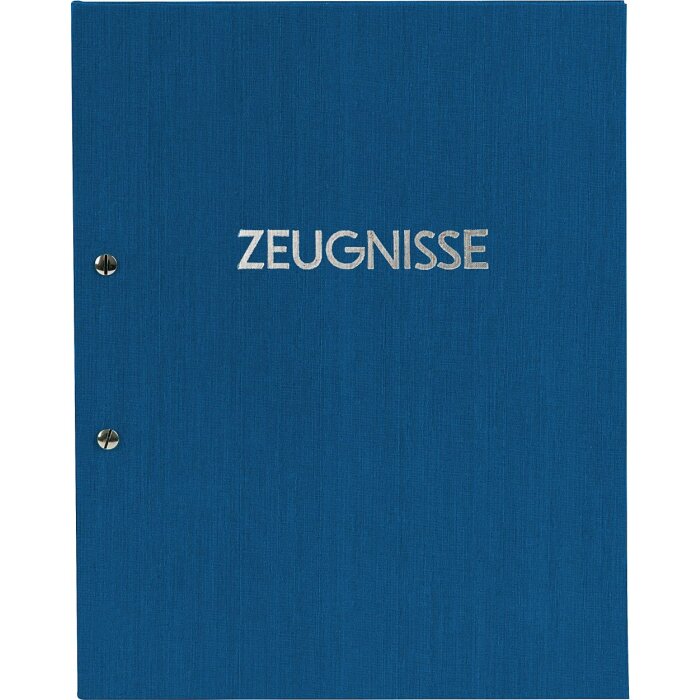 Zeugnismappe Colours blau