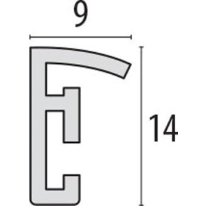Пластиковая рамка ZEP YB в ассортименте 13x18 см
