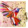 Goldbuch Tagebuch Flower Kolibri 16,5x16,5 cm 96 weiße Seiten