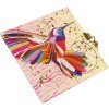Goldbuch Tagebuch Flower Kolibri 16,5x16,5 cm 96 weiße Seiten