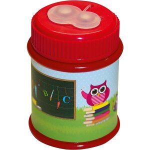 Goldbuch Metalldoppelspitzer Eule rot 4,5x6,5 cm