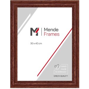 MendeFrames Holzrahmen H740 braun 40x60 cm mit Museumsglas