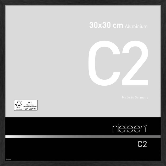 Алюмінієва рамка Nielsen C2 30x30 см чорна матова