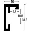 Nielsen алюминиевая рама C2 30x30 см торнадо красный