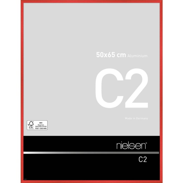 Алюмінієва рамка Nielsen C2 50x65 см торнадо червона