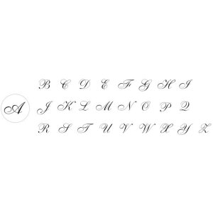 J. Herbin Siegel rund Holzgriff Buchstabe A bis Z kursiv...