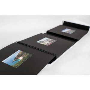 Фотоальбом HNFD LONA linen 1000 фотографий 34,5x33 см 168 черных страниц