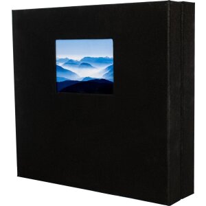 Фотоальбом HNFD LONA linen 1000 фотографий 34,5x33 см 168 черных страниц