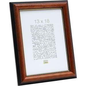 Класична деревяна рамка Deknudt S222H3 коричнева 30x40 см
