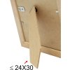 Класична деревяна рамка Deknudt S222H3 коричнева 30x40 см