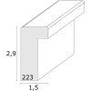 Деревянная рамка S223K 40x50 см белая