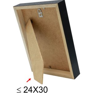 Деревянная рамка S223K 24x30 см черная