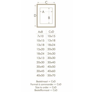 Деревянная рамка S223K 20x30 см тауп