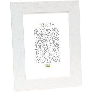 Деревянная рамка S226K 21x30 см белая