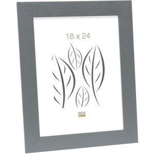 Деревянная рамка S226K 24x30 см серая