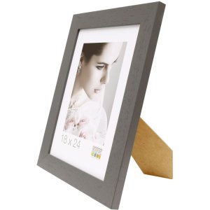 Деревянная рамка S226K 24x30 см серая