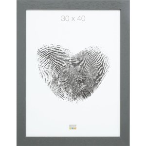Деревянная рамка S226K 24x30 см серая