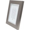 Пластикова рамка S41N сталь-срібло 20x25 см